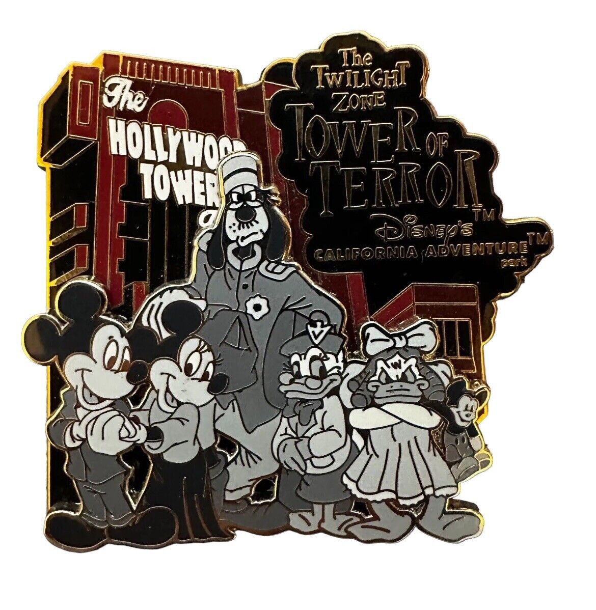 Disney California Adventure Hollywood Twilight Zone Tower of Terror Pin 61936