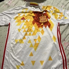 SIZE S SPAIN NATIONAL TEAM 2015-2017 AWAY FOOTBALL SHIRT JERSEY CAMISETA Medium