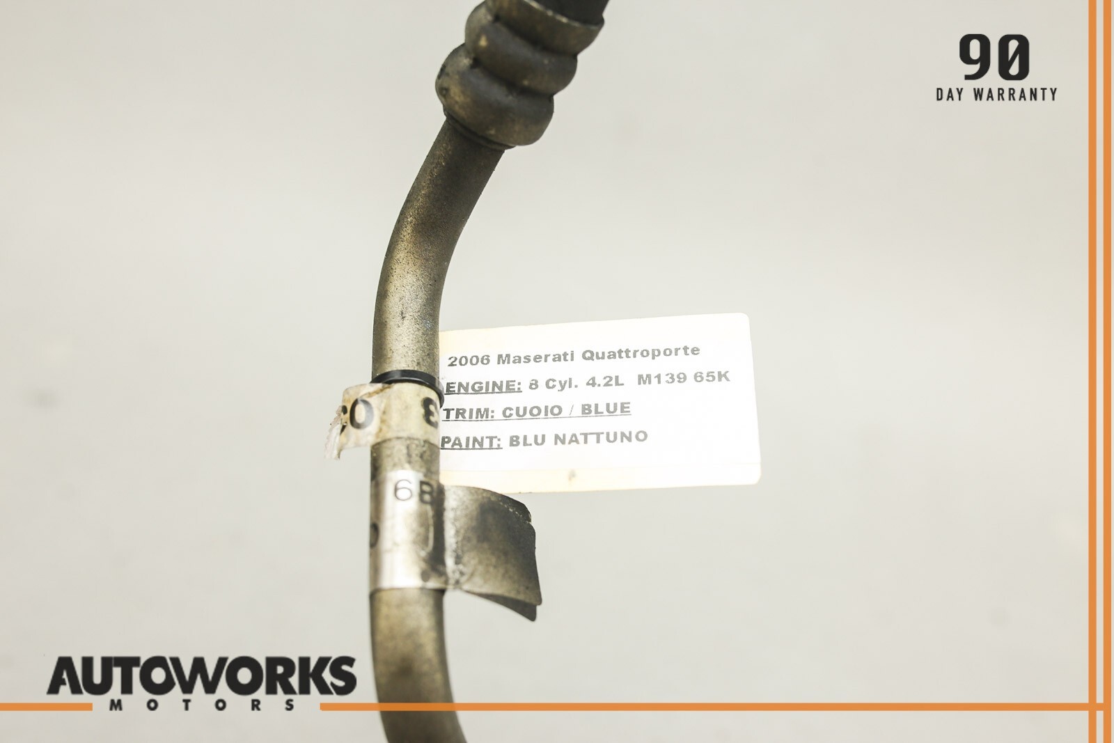 04-11 Maserati Quattroporte M139 P/S Power Steering High Pressure Line Hose OEM