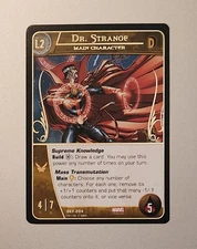 DEF-004 DR STRANGE Upper Deck Marvel VS System GOLD FOIL DEFENDERS