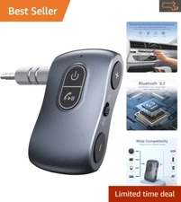 Advanced Bluetooth 5.3 Transmitter Receiver: Clear Sound, Portable Design