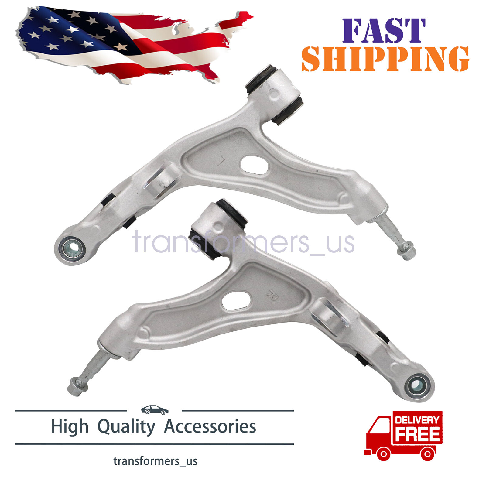 For Lexus RC350 GS250 2013 2014-2019 2020 Lower Control Arm Front Left + Right