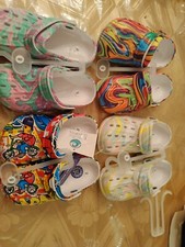 new Girls  asst designs  4 pairs  Clogs  Toddler Slip-On Casual size 8