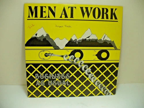 Men At Work Business As Usual Vinyl LP FC 37978 1982 Rock M=Fair S=Fair