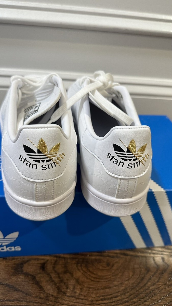 Size 10- Woman adidas Stan Smith Cloud White 2021 GY5907 New | eBay