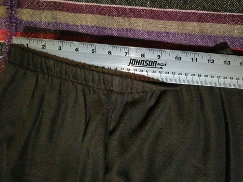 Dona Jessica Womens Flat Front Chino Pants Size 2 Wide Leg Brown Elastic Waist - Bild 4 von 6