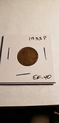 1933 P LINCOLN WHEAT PENNY CENT EXTREMELY FINE CONDITION