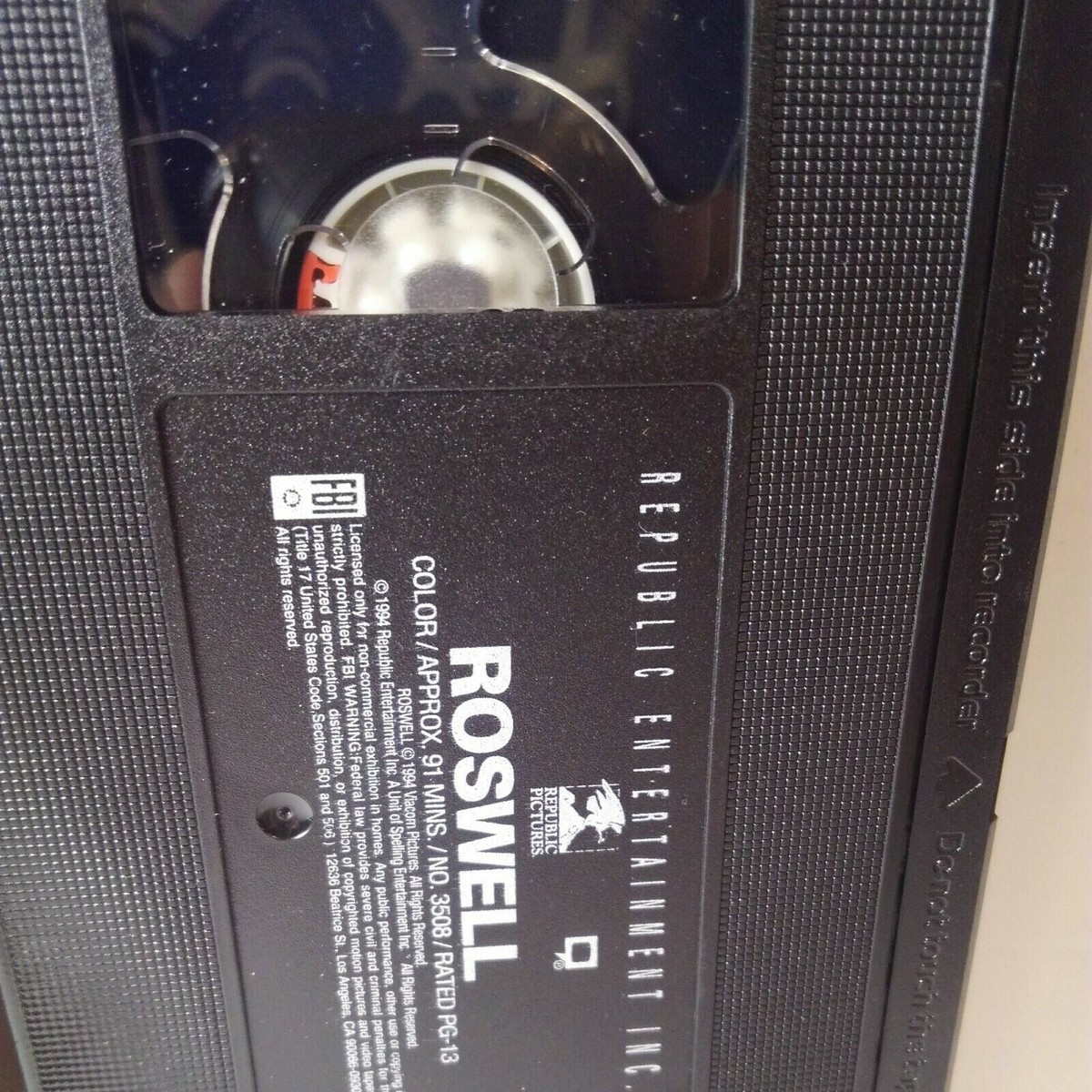Roswell The U.F.O. Cover-Up VHS VCR Video Tape Movie Martin