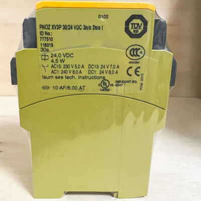 New Sealed Pilz 777510 PNOZ XV3P Safety Relay DHL Expedited Shipping