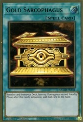 Gold Sarcophagus (MGED-EN041) - Premium Gold Rare - 1st Edition - Maximum Gold: El Dorado