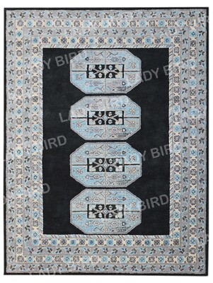 Handmade Arlo Tufted Woolen Area Rugs & Carpet (No Additional Fees)