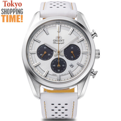Orient Contemporary RN-TX0308S Panda White Solar Chronograph Men Watch LIMITED