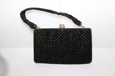 England suede clutch vintage
