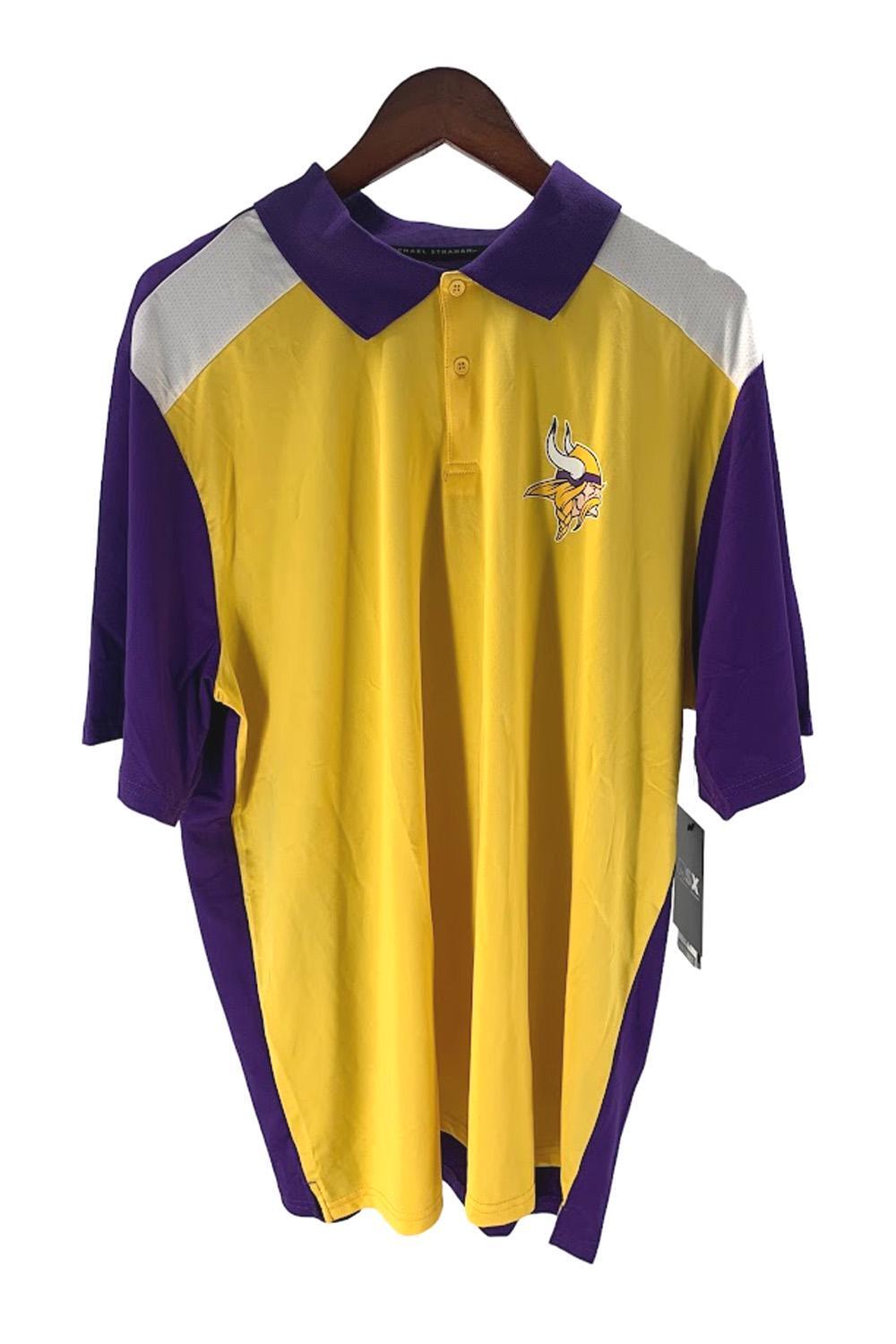 MSX от Майкла Страхана для мужского поло с коротким рукавом NFL Vikings 3090₽