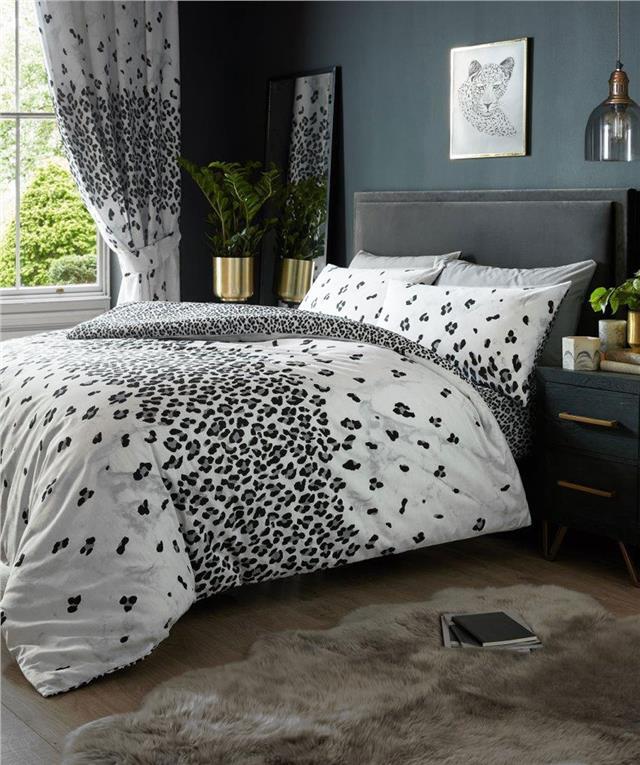 NEW ANIMAL PRINT DUVET SETS ZEBRA LEOPARD SAFARI WOLF QUILT COVER BED