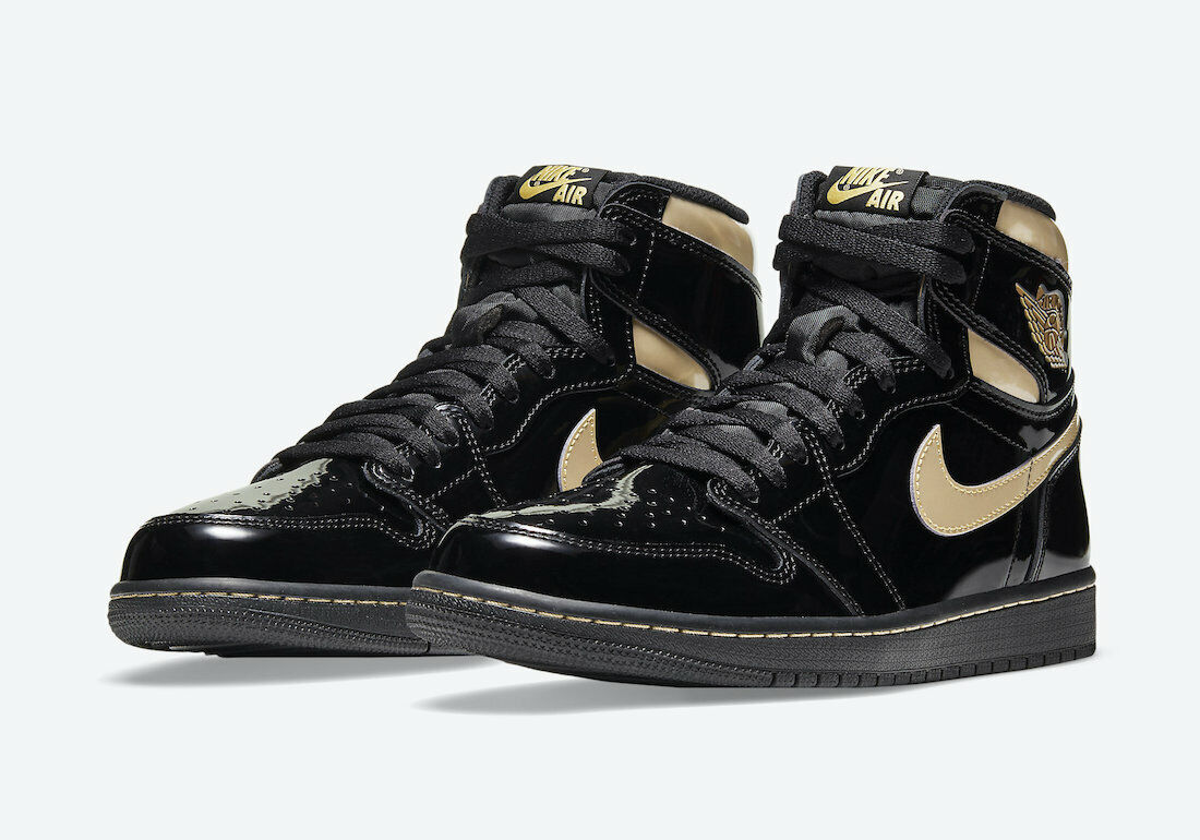 Air Jordan 1 Retro High OG 'Black Metallic Gold' 555088-032