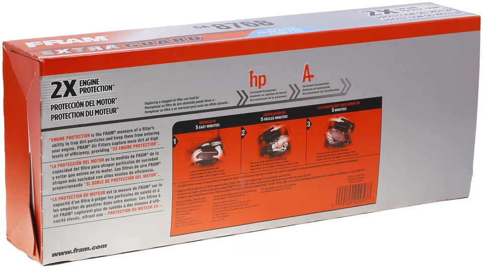 Marco de filtro de aire CA8768 Foto 4 de 4