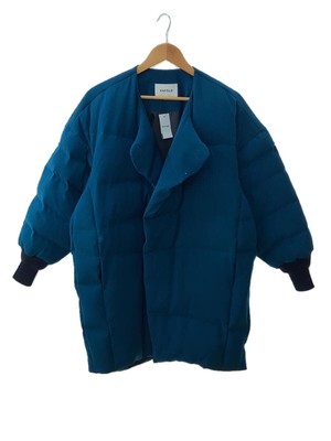 ENFOLD Down Jacket 38 Polyester Green Plain 300CA830-1940 Cuff  