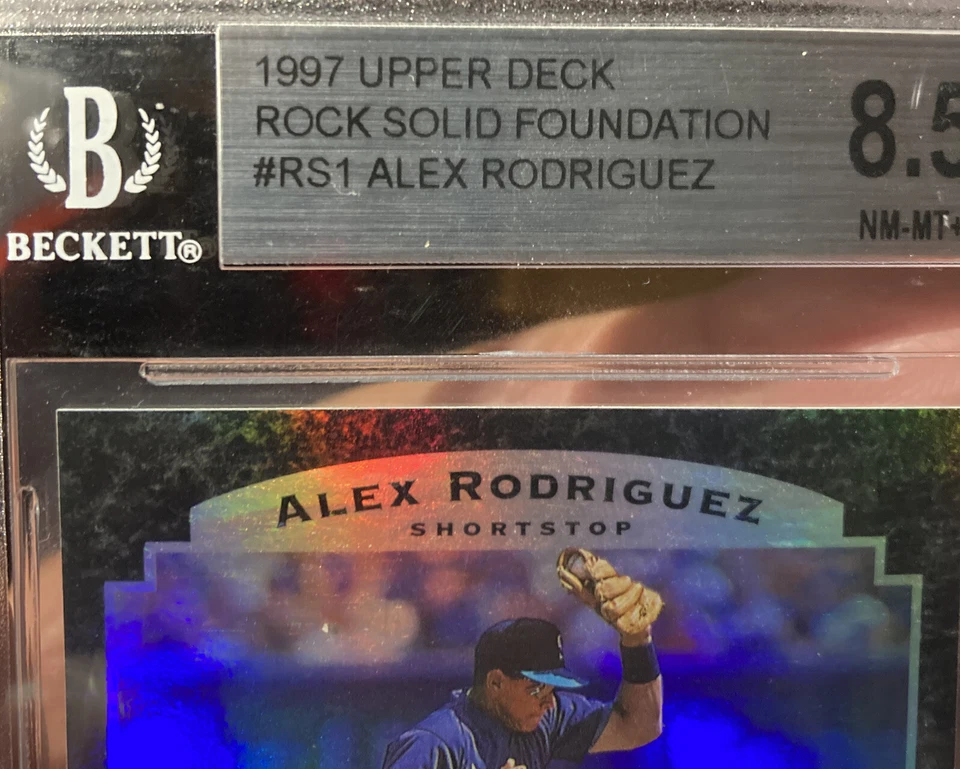 Alex Rodriguez Rock Soild #RS1 🔥🔥   BGS  8.5.  Die Cut - Image 2 of 3