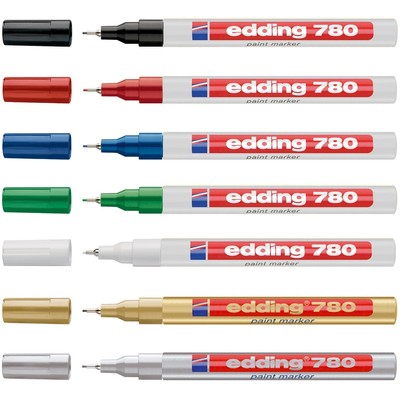 Edding 780 Farbe Marker Stift Kugel Spitze 0.8mm - Wasserfest Kaufen 3 Get 1