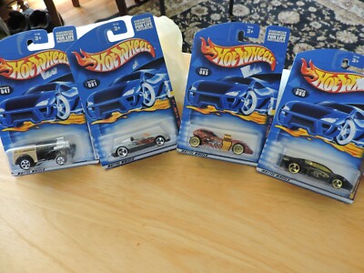 HOT WHEELS SET OF FOUR CARS--# 047, 081, 083, 085 | eBay