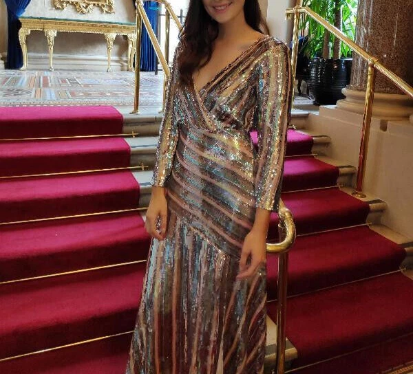 Rixo tyra sale sequin midi dress