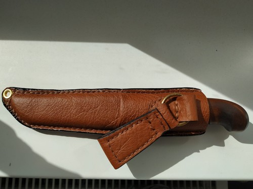 Finnisches Pukko Jagdmesser mit Scheide | Handarbeit - Bild 2 von 8