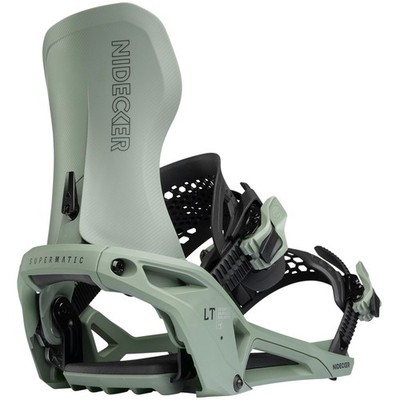 Nidecker LT Supermatic Snowboard-Bindung Heckeinsteiger Dual Entry Olive NEU