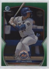 2023 Bowman Draft Chrome Green Refractor 88/99 Jett Williams #BDC-89 0w3