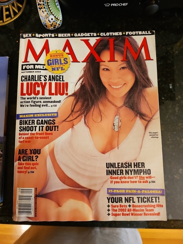 Maxim Magazine September 2002 Lucy Liu