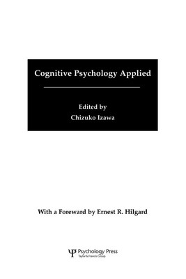 Chizuko Izawa | Cognitive Psychology Applied | Taschenbuch | Englisch (2015)