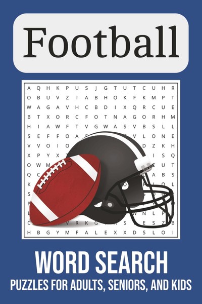 Football Word Search Puzzle Book: 55 Fun Puzzles For All-image