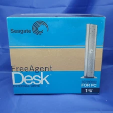 Seagate FreeAgent Desk 1TB External Hard Drive USB 2.0 New Sealed