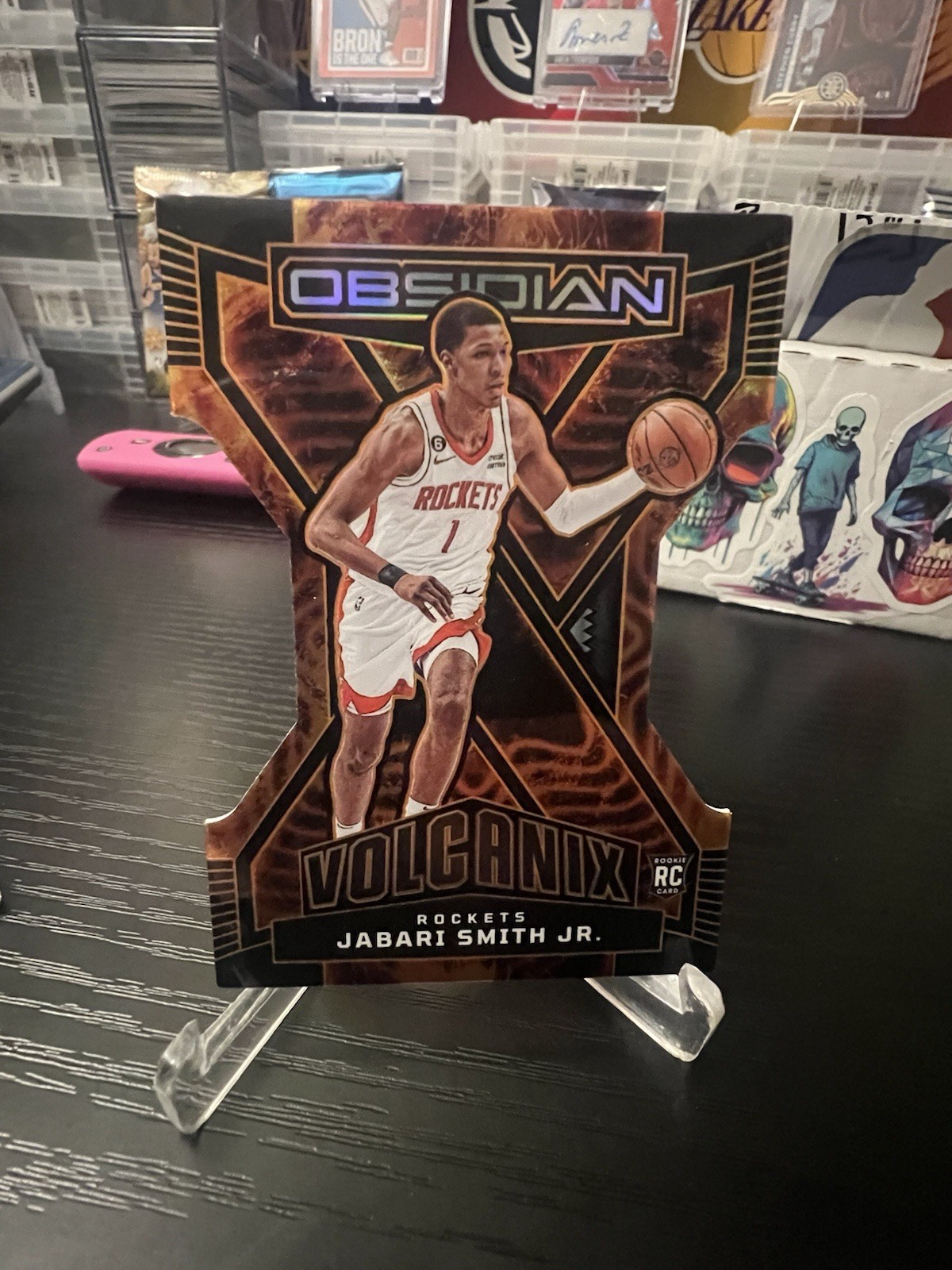 2022-23 Jabari Smith Jr obsidian VOLCANIX RC CASE HIT