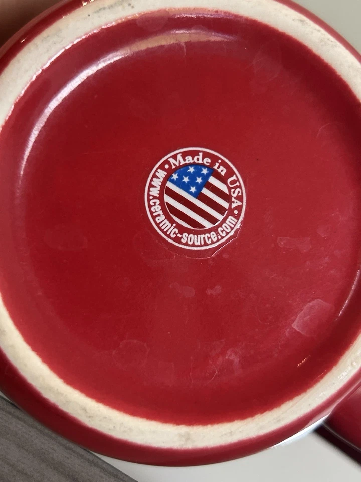 Taza de café roja President Donald Trump Build The Wall Foto 2 de 2