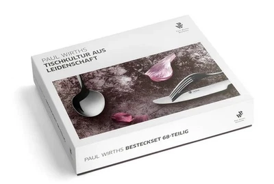 Paul Wirths BALI Besteckset 68-teilig Set 12 Personen | pur und ausdrucksst ... - Bild 1 von 4
