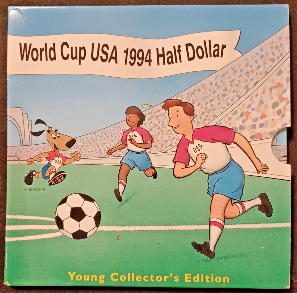 1994-D 50C World Cup Soccer Commemorative Half Dollar Young Collector's Set - Image 4 of 4