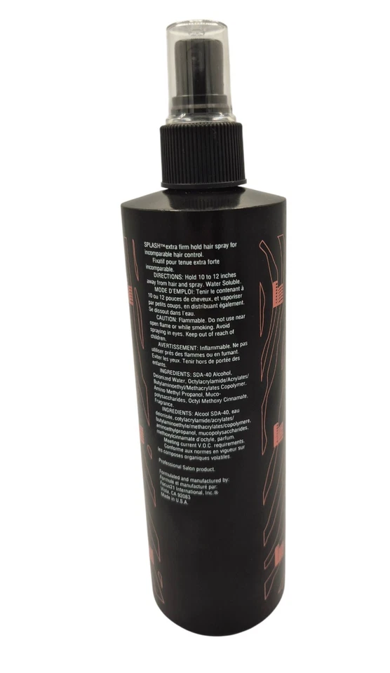 Focus 21 Splash Finishing Spray Ultimate Control Botella 12 OZ NUEVO STOCK ANTIGUO DIFÍCIL DE ENCONTRAR Foto 3 de 4
