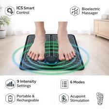EMS Foot Massager Electric Deep Kneading Muscle Leg Pain Relax Reshaping Machine