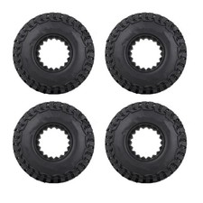 4Pack 1.0in Rubber Wheel Tires Tyres For Axial SCX24 Gladiator C10 1/24 RC Car c