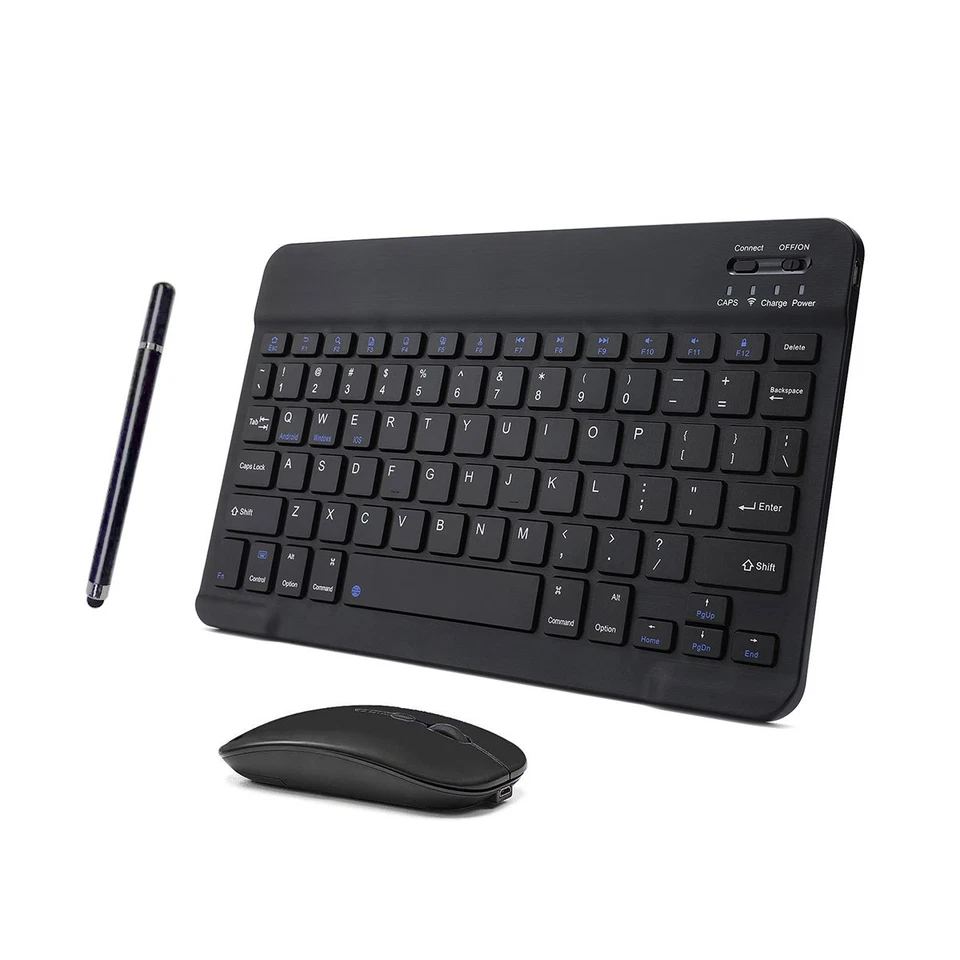 Wireless Bluetooth Keyboard Mouse Stylus Pen Portable for PC/Laptop/iPad/Tablet - Image 4 of 4