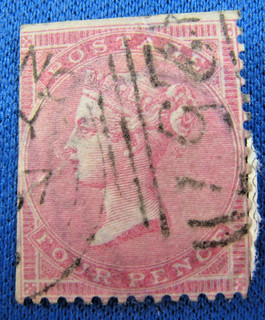 GREAT BRITAIN 1855 SCOTT # 22 USED (ehgb3)