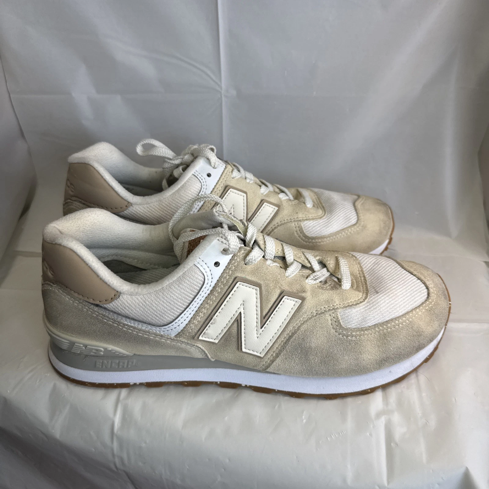 New Balance 574 Core Nimbus Cloud White size 11 men