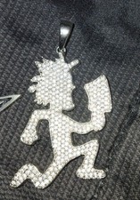 Iced Out Hatchetman Charm Moissanite Pendant /charm 935