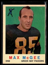Max McGee 1959 Topps #4 RC