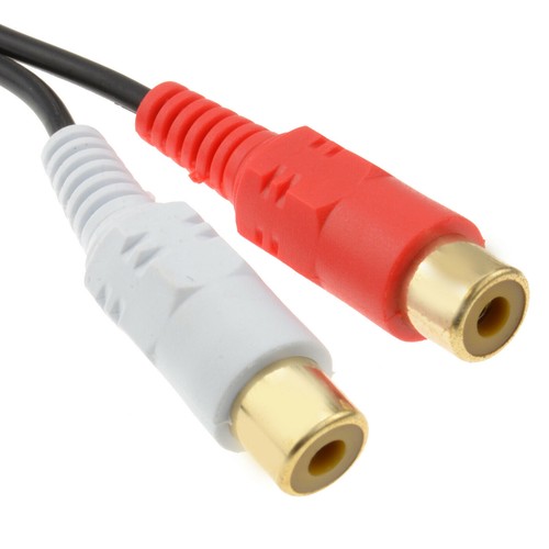 Rca Phono Double Prises Pour Prises Câble Rallonge Audio Câble Or 1m - Afbeelding 11 van 16