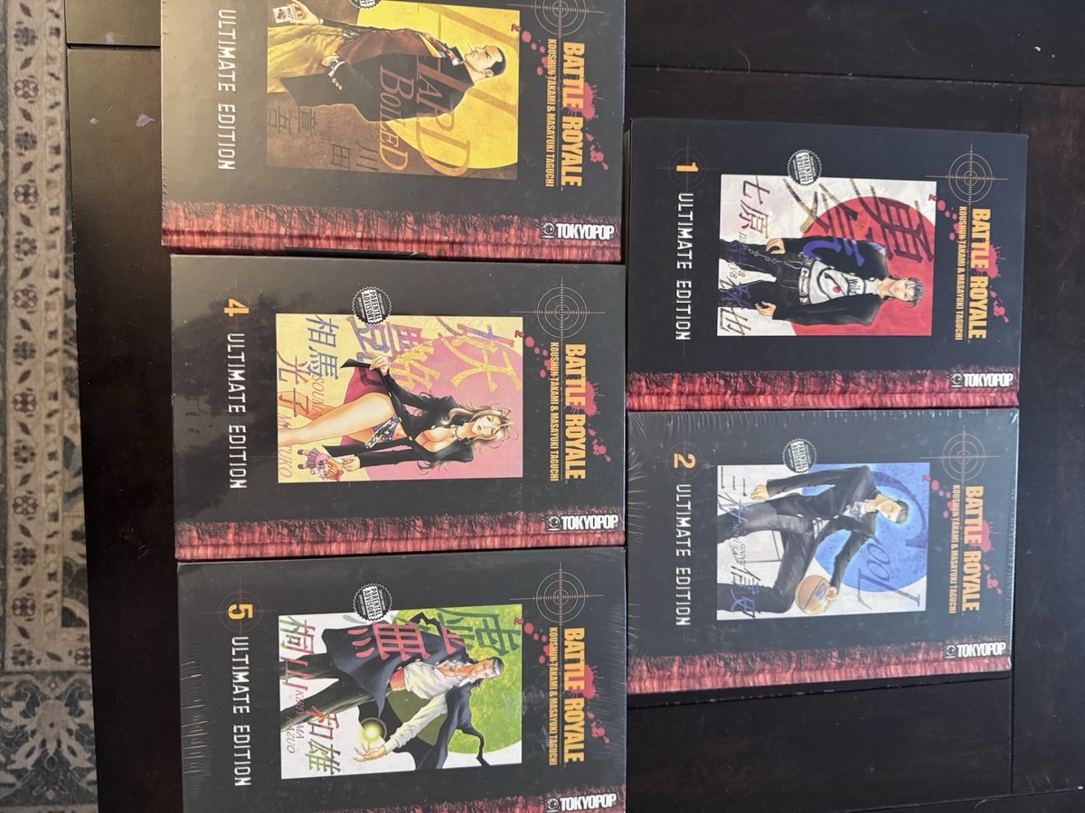 Battle Royale Ultimate Edition Manga Complete Set Volumes 1-5 | eBay