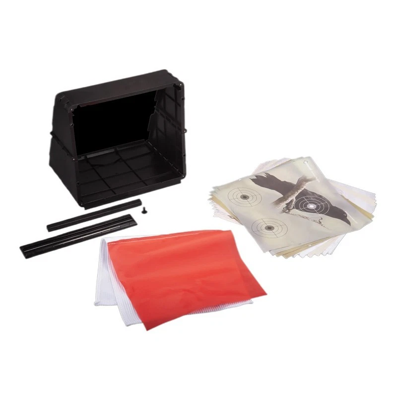 Crosman 0853 Collapsible Pellet Target Trap (Includes 12 Paper Targets), Black - Image 2 of 4