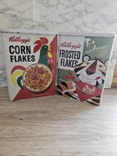 Kellogs Nostalgic Art Corn Flakes And Frosted Flakes XL Storage Cereal Tins