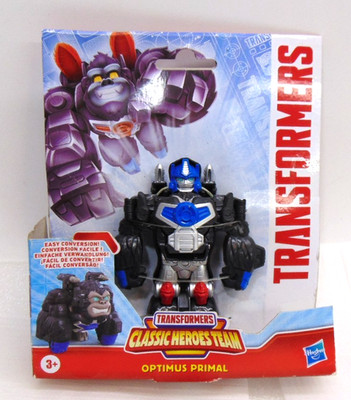 Transformers Action Figures Optimus Prime Primal Classic Heroes Team Hasbro 2024